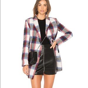 With Tags gorgeous Endless Rose plaid coat